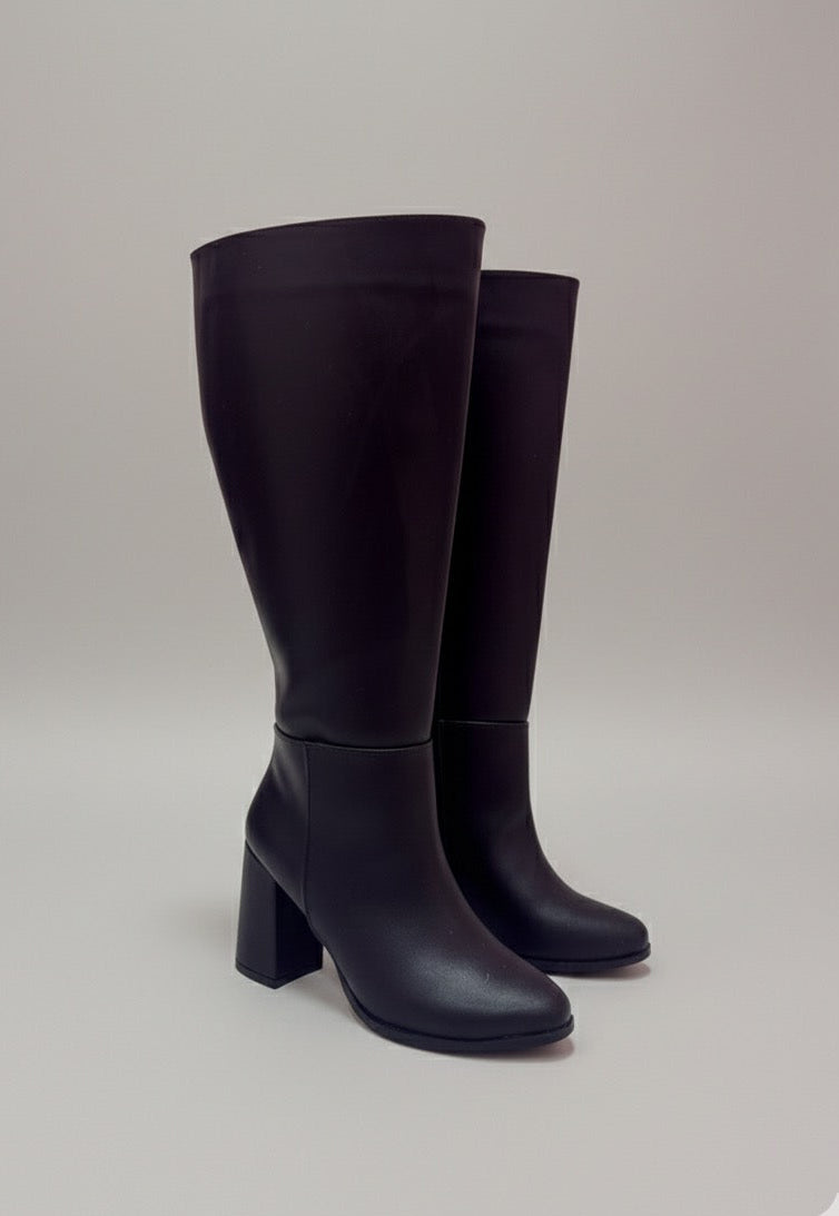 380A Bota Clásica Larga Tacón 9 cm