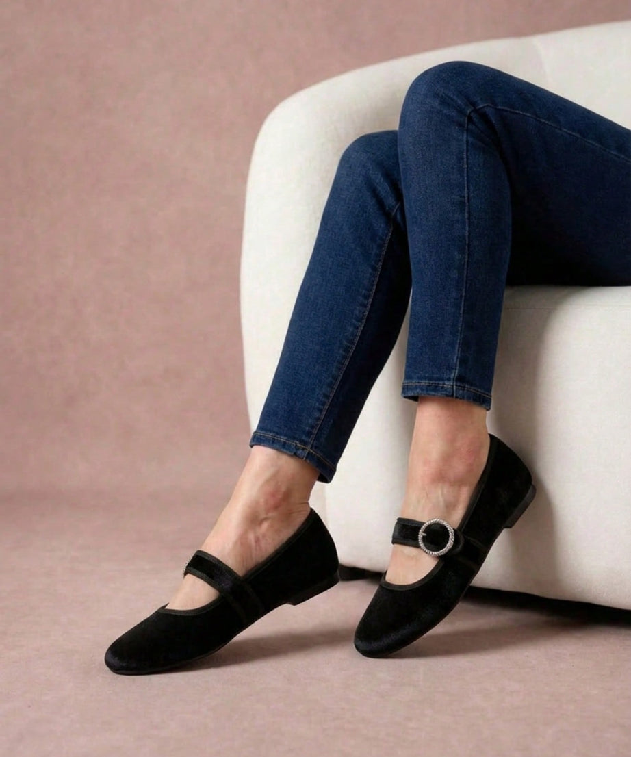 3900 Zapato Casual Terciopelo