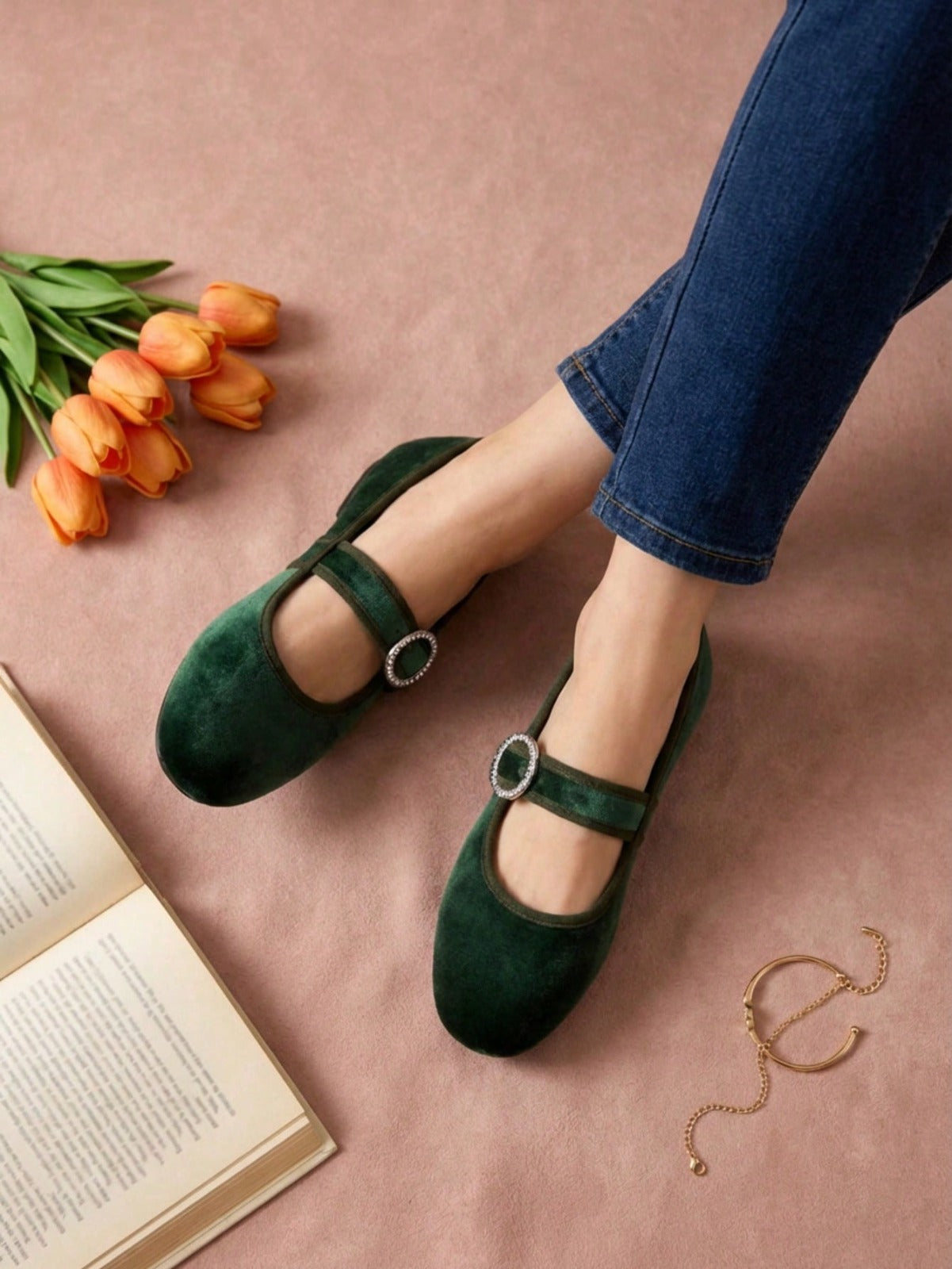 3900 Zapato Casual Terciopelo