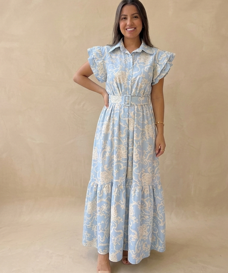 Vestido dama largo Olanes
